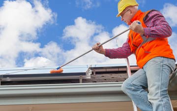 Waterside soft wash roof cleaning